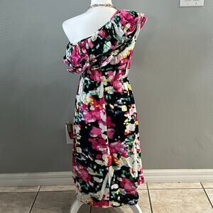 One Shoulder Asymmetrical Dress | Stretch | No Tags | Medium Fit